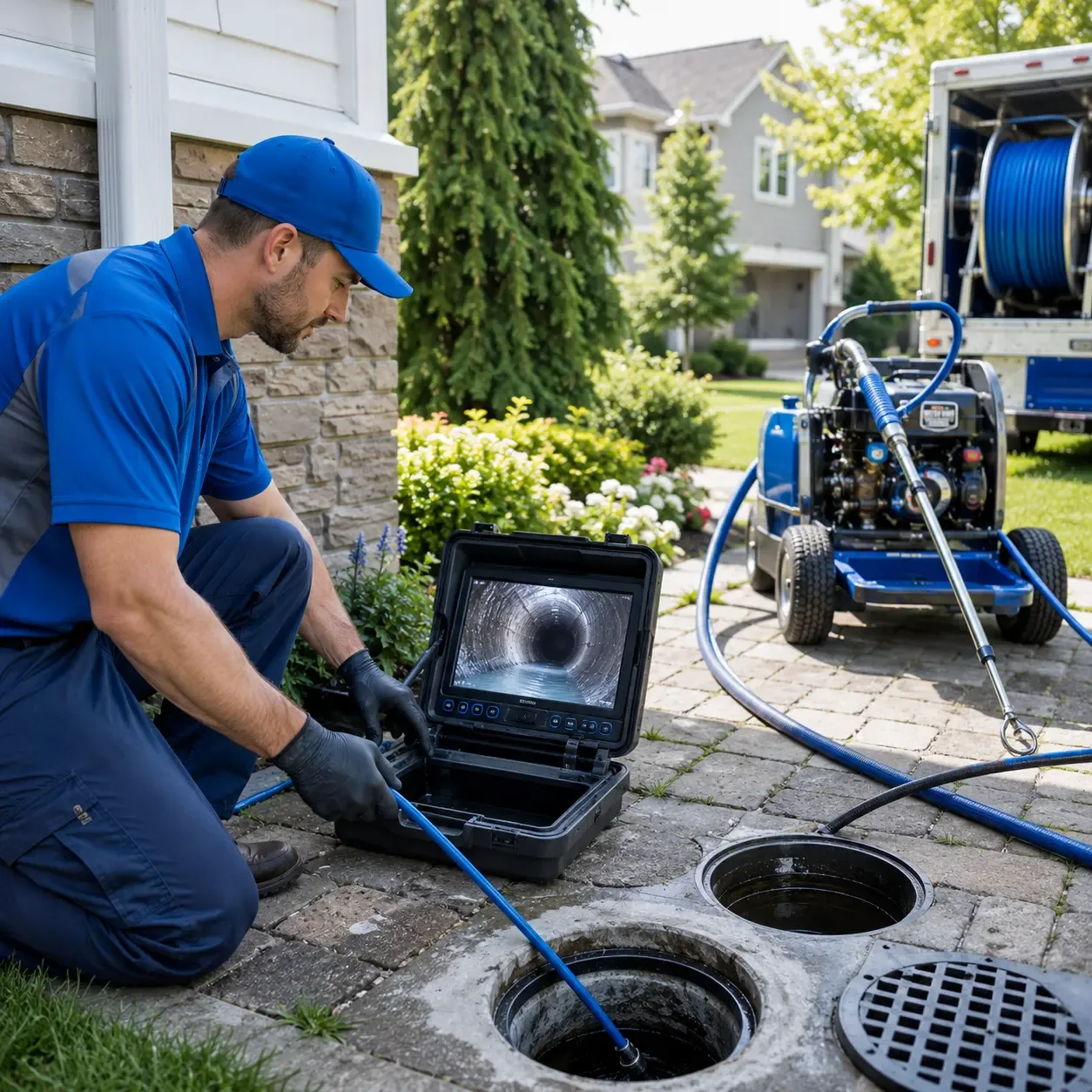 Outdoor drain cleaning professionals serving Netcong, NJ